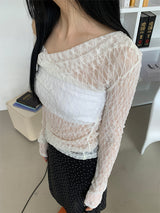 レースドレープロングスリーブ (2C)