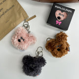 PAPA.GO.PAPA Strawberry Piz Poodle Face Keyring