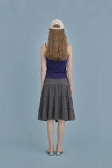 Joy sleeveless top_navy
