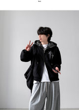 Rising Check Hood Zip-Up
