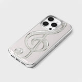 G-clef epoxy bumper case (light silver)