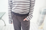 stripe waist pants (2c)