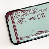Dusty, Nostalgic Vibes Phone Case (PaleAqua/Burgundy)