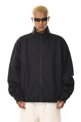 Outdoor Mock Neck Utility Jacket