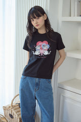 26SS★ チェリーベスティクロップ半袖Tシャツ