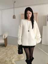 Furry over knit