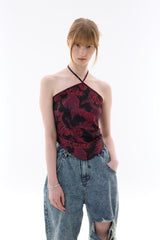  FINE HALTERNECK / BLACK
