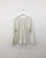 Petal shirring blouse (2color)