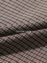 Layered Fall Cropped Check Shirt 3COLOR