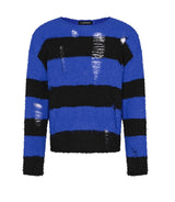25FW★ [LANARCH] Destroyed Stripe Knit