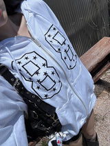 flag star hoodie zip-up(3 color)