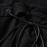 Frill Strap Asymmetric Skirt 232469355