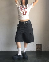 Tsui Checked Patch Cargo Bermuda Pants