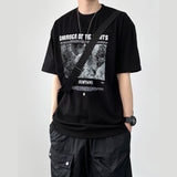 Oversized Fit Olympia Printed Short Sleeve Tee