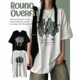 キヴオーバーフィットショートスリーブtシャツ