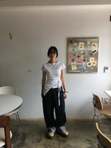 ループシルク半袖Tシャツ (2color)