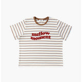 メロウモーメント ストライプTシャツ (Ivory)