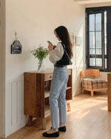 Ian straight-fit denim pants