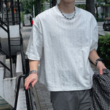ASCLO ジャカード クロップ半袖 Tシャツ(3color)