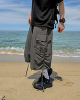 Shuren Shirring Cargo Bermuda Pants
