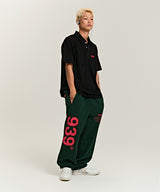 939 スモールロゴポロTシャツ (ブラック)