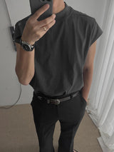 ASCLO Mock Neck French Sleeve T (3color)