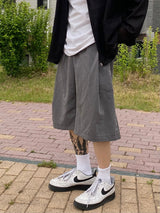 SL ワイドピンタックバミューダパンツ 3C