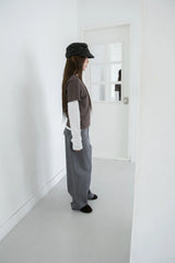 fall button pocket wide pants(2colors)