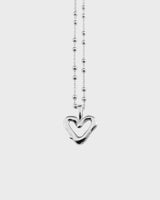 [925Silver] Melting heart necklace