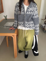 スエードトリムバゲットバッグ (3 colors)