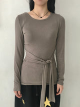 Glam Layering Tie Long Sleeve (4c)