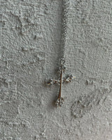 Vintage Gothic Cross Pendant Necklace