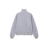 ASCLO Curve Incision Big Collar Zip Up (2color)