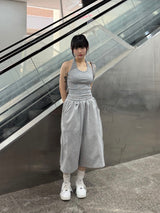 halter sleeveless t