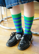 [3PACK] 1507 UNISEX STRIPE BASIC SOCKS - bold stripe