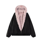 Pinky Reversible Zip-Up Jacket