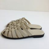 Woven leather slippers (2color)
