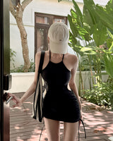 Cherony halter‑neck monokini