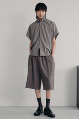 Textured Bud Collar Shirt
