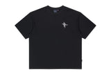 ボリュームロゴフラワーtシャツ