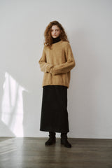 Corduroy skirt (Black)