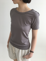 トゥルーボタンベーシックTシャツ (6color)