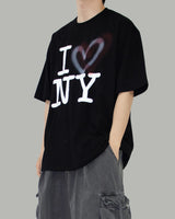 NY ハートショートスリーブT