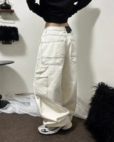 スノーブラックステッチポケットパンツ 11308