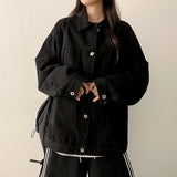 Eit Overfit Solid Cotton Trucker Jacket