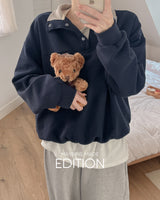 【MADE】バイカラースウェット