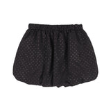 Dot Balloon Mini Skirt (Black) F25QD895