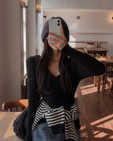 Sellot button wool knitwear