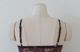 PAISLEY FRILL SLEEVELESS TOP