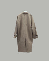 Rojong Balmacaan Coat (Beige)